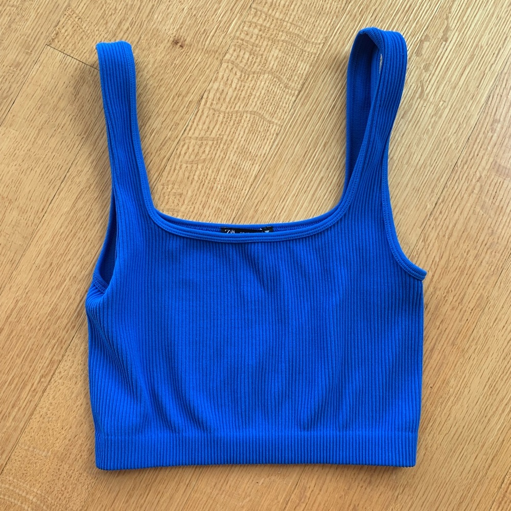 Zara seamless cropped tank top